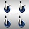 Service Caster 5 Inch 316SS Solid Poly Swivel 1-1/2 Inch Expanding Stem Caster Lock Brake, 2PK SCC-SS316TTLEX20S514-SPUS-2-S-2-112 - alternate 1